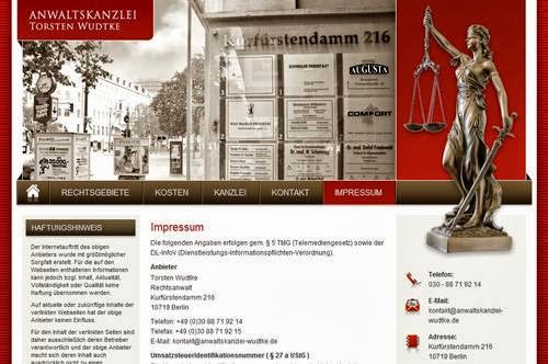 Kanzlei für Steuerrecht & Steuerstrafrecht Torsten Wudtke Berlin: Kontakt und steuerrechtliche…