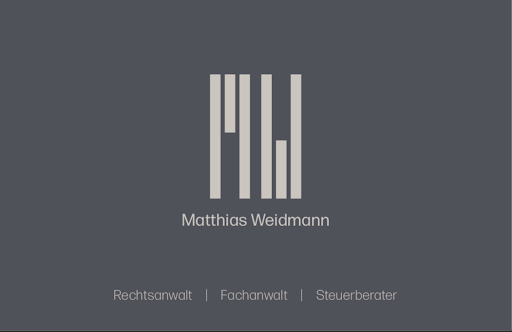 Matthias Weidmann, Rechtsanwalt, Steuerberater München: Kontakt und steuerrechtliche Tätigkeitsbereiche